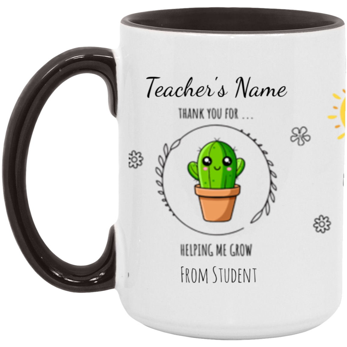 Personalized Teacher Thank You Gift | Mug