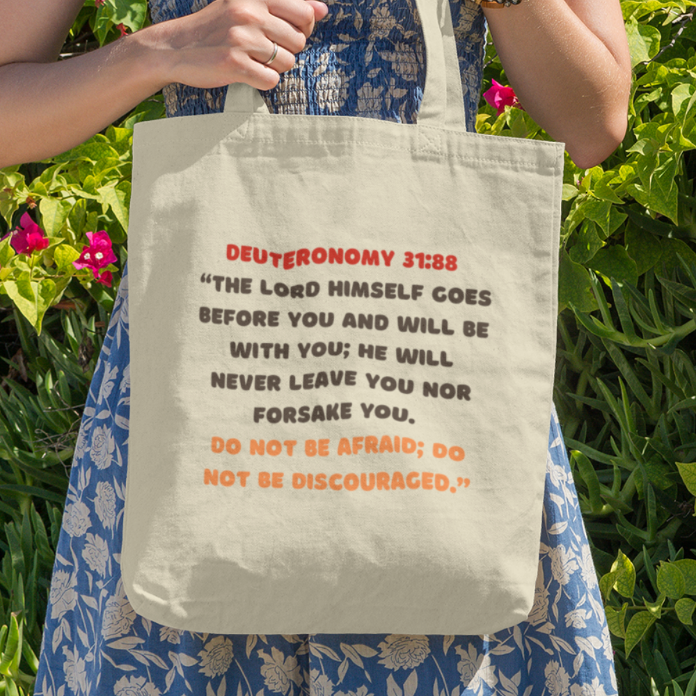 Fall For Jesus (Heart Tree Cotton Tote Bag)