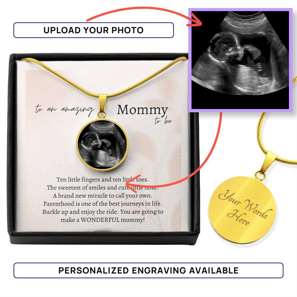 Mommy To Be | New Mom | First Time Mom Jewelry | Picture Pendant Necklace