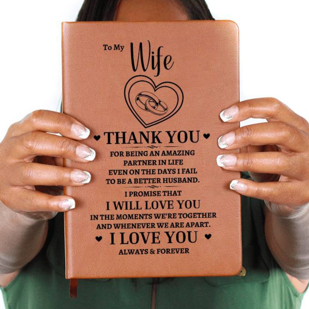 To My Wife | Amazing Partner (Blank Journal)