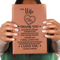 To My Wife | Amazing Partner (Blank Journal)