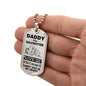 Daddy And Daughter | Fist Bump (Dog Tag)