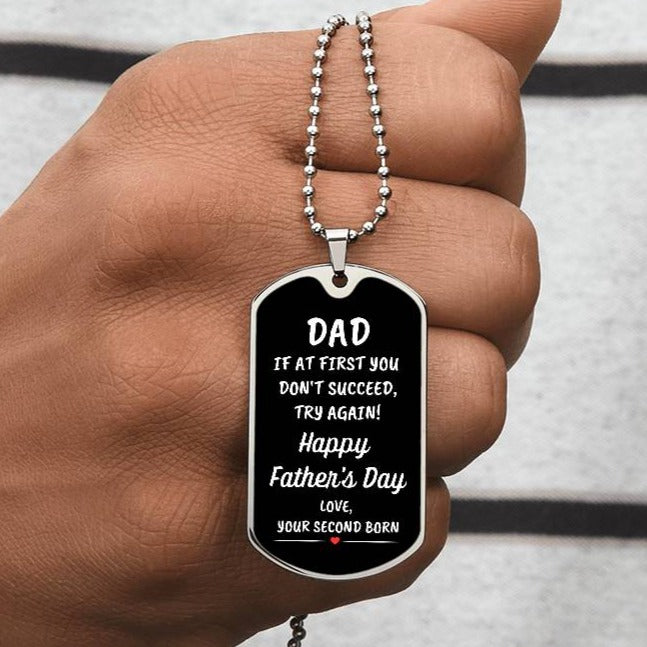Dad | Second Born Dog Tag