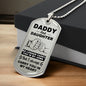 Daddy And Daughter | Fist Bump (Dog Tag)