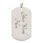 Dad | Third Time Is The Charm Dog Tag