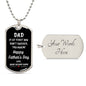 Dad | Second Born Dog Tag