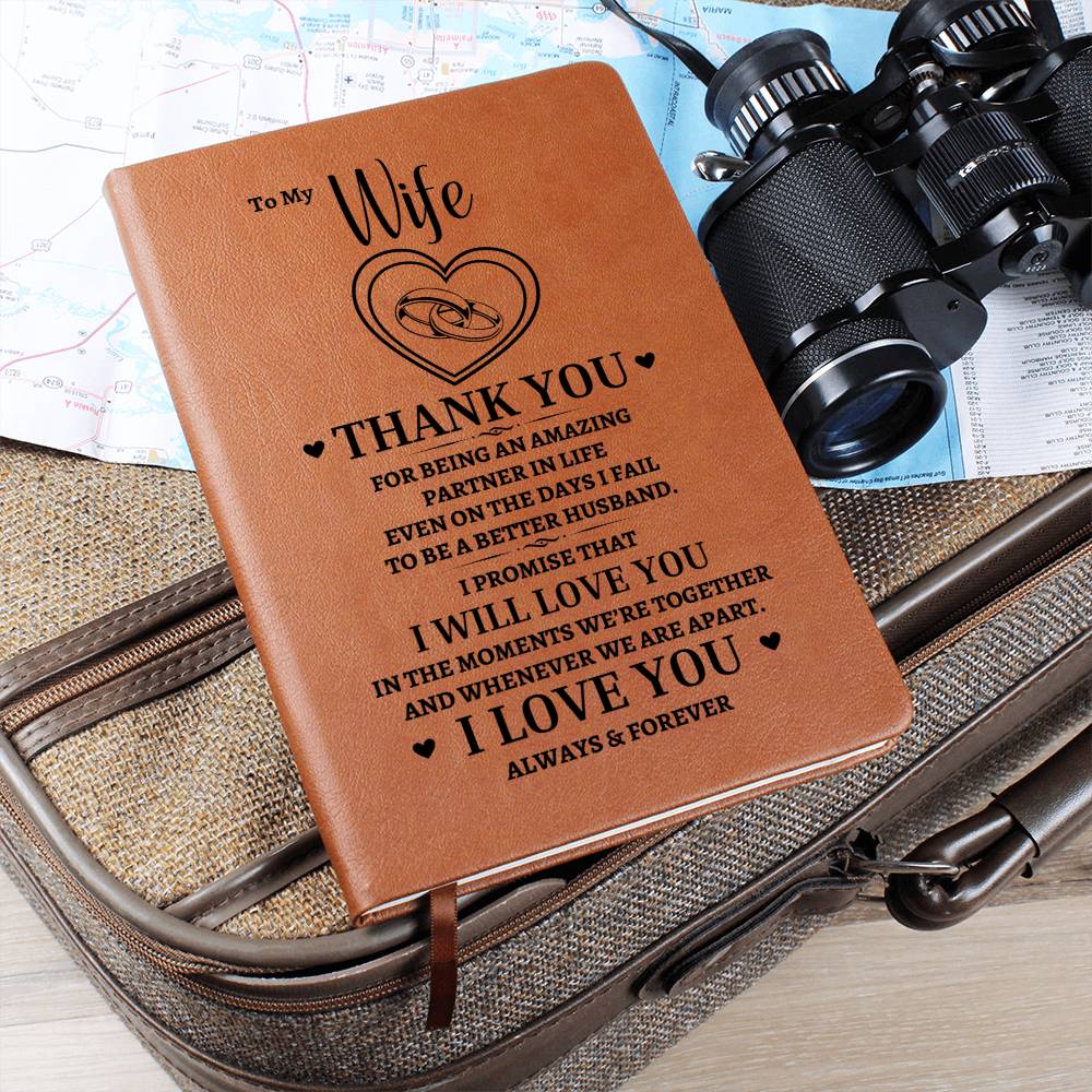To My Wife | Amazing Partner (Blank Journal)