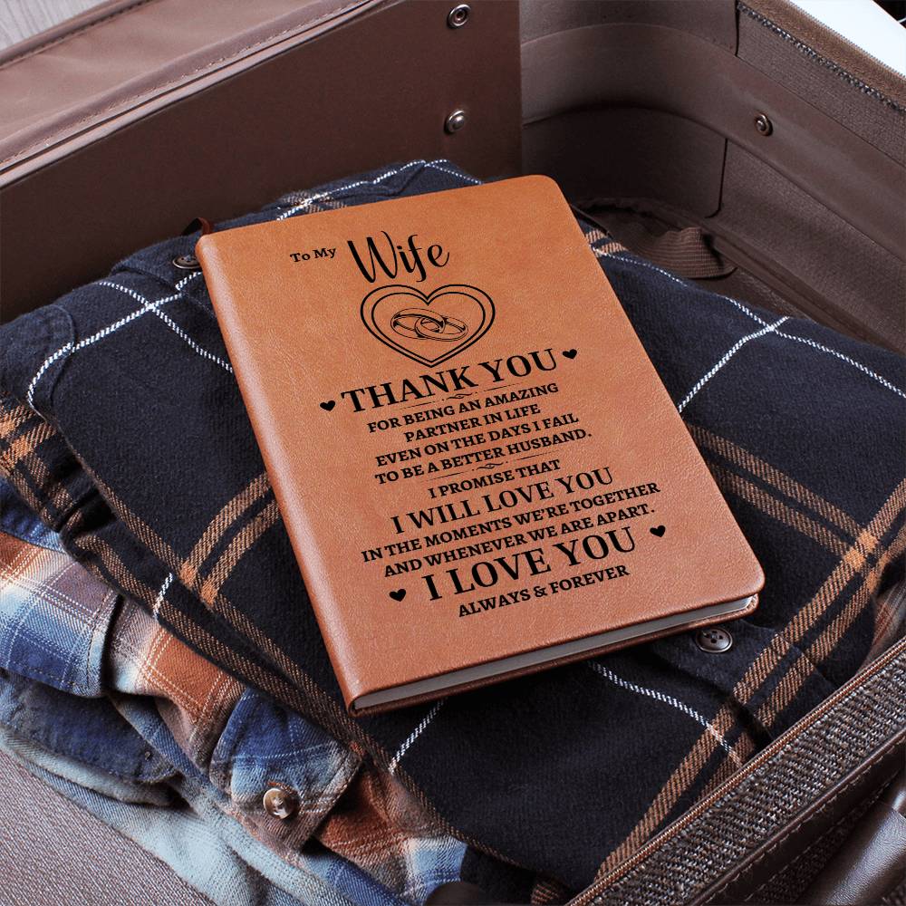 To My Wife | Amazing Partner (Blank Journal)