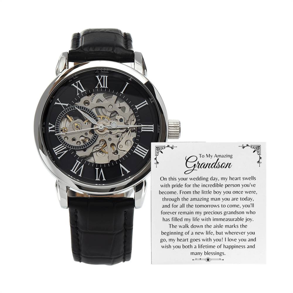Grandson | Wedding Day (Openwork Watch)