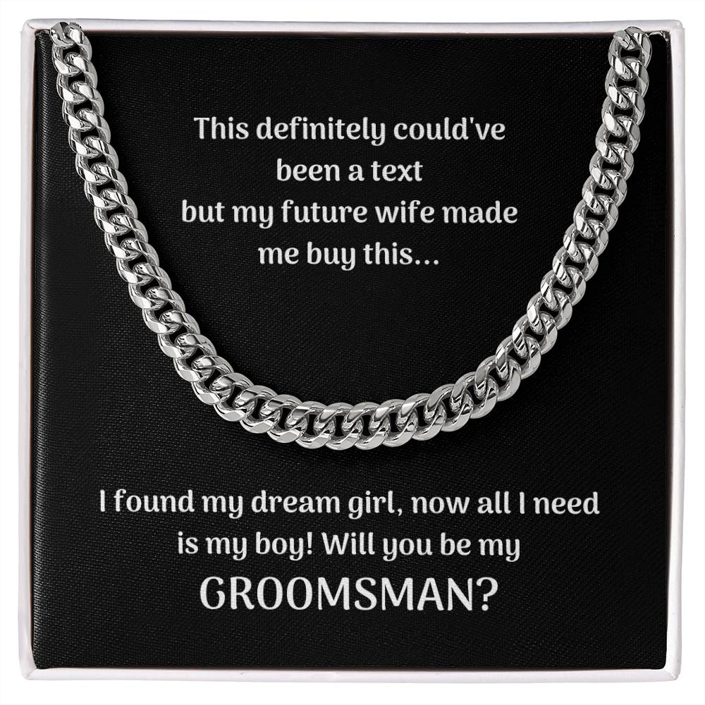 Groomsman | Cuban Link Chain