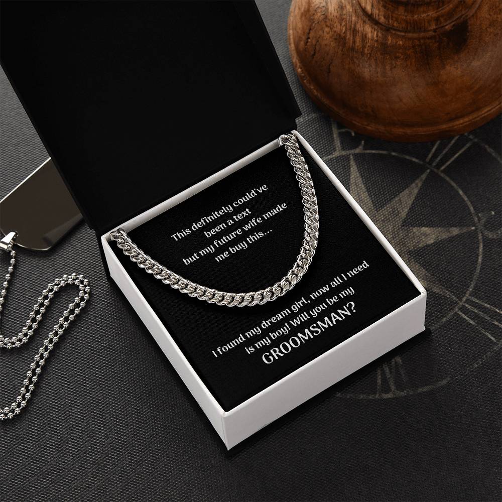 Groomsman | Cuban Link Chain