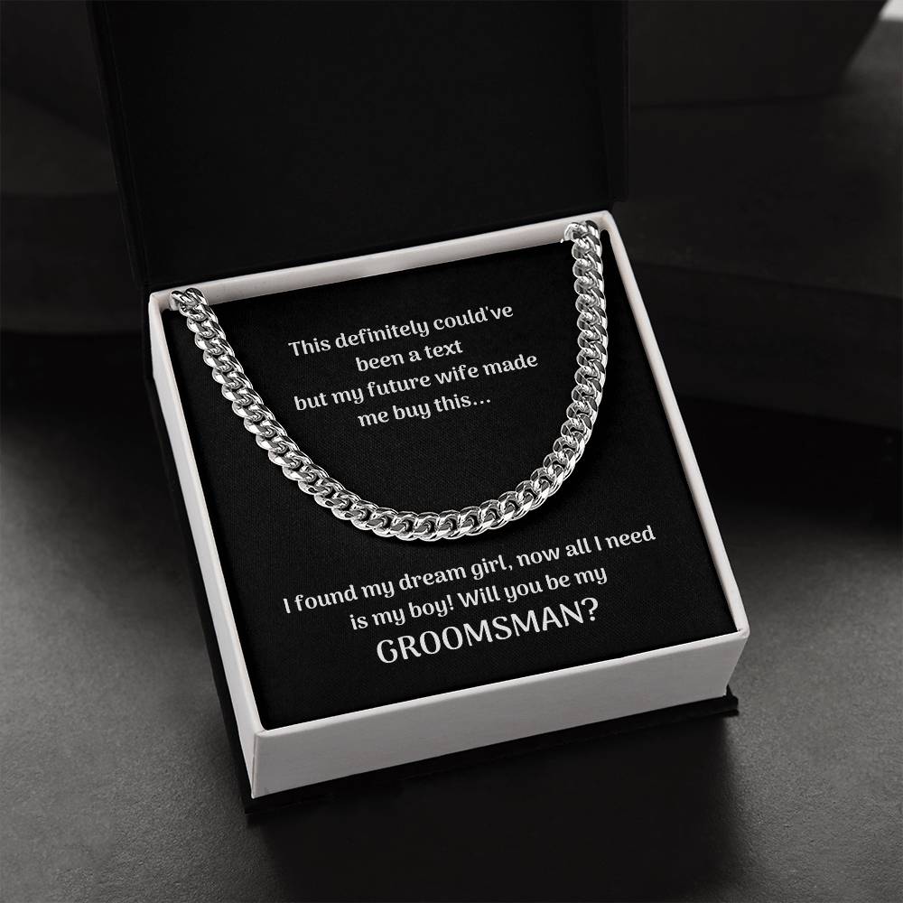 Groomsman | Cuban Link Chain