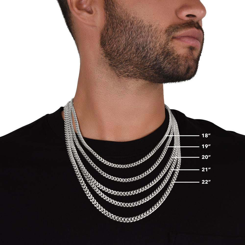 Best Man, By My Side | Cuban Link Chain