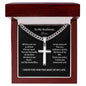 To My Soulmate | All That You Are (Personalized Cross Necklace)