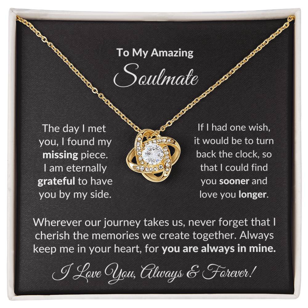 Love You, Always & Forever (Love Knot Necklace)