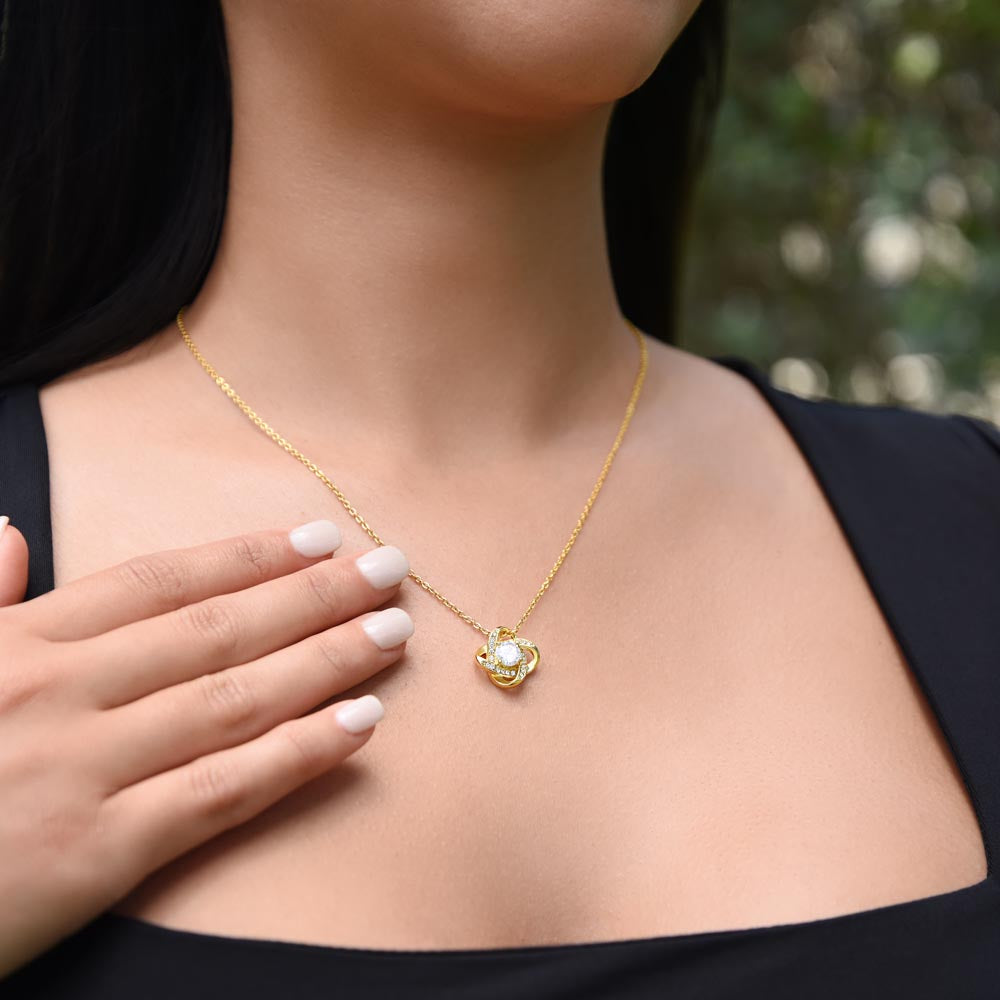 To My Amazing Mother | Love You Always (Love Knot Necklace)