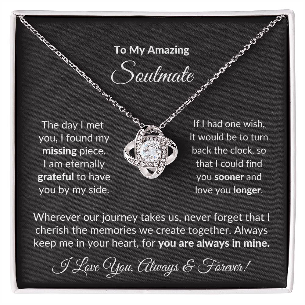 Love You, Always & Forever (Love Knot Necklace)