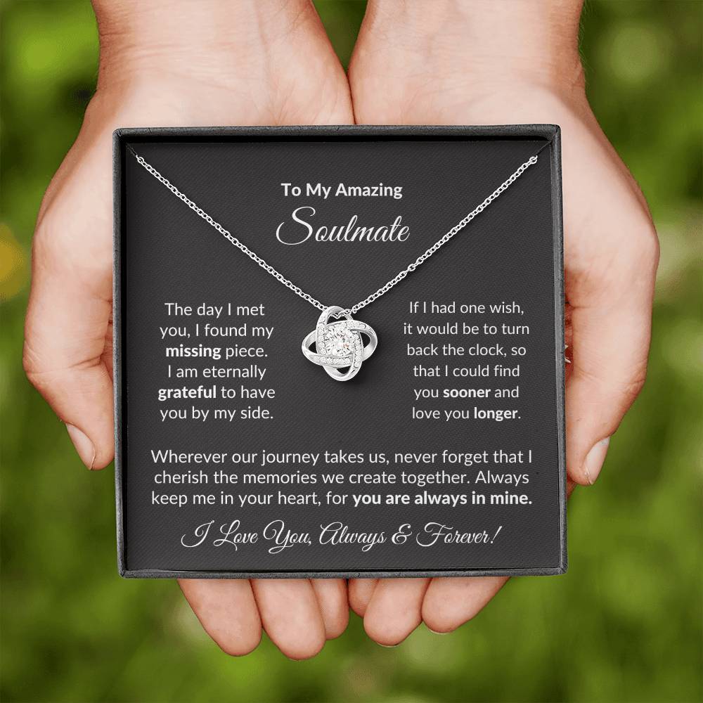 Love You, Always & Forever (Love Knot Necklace)