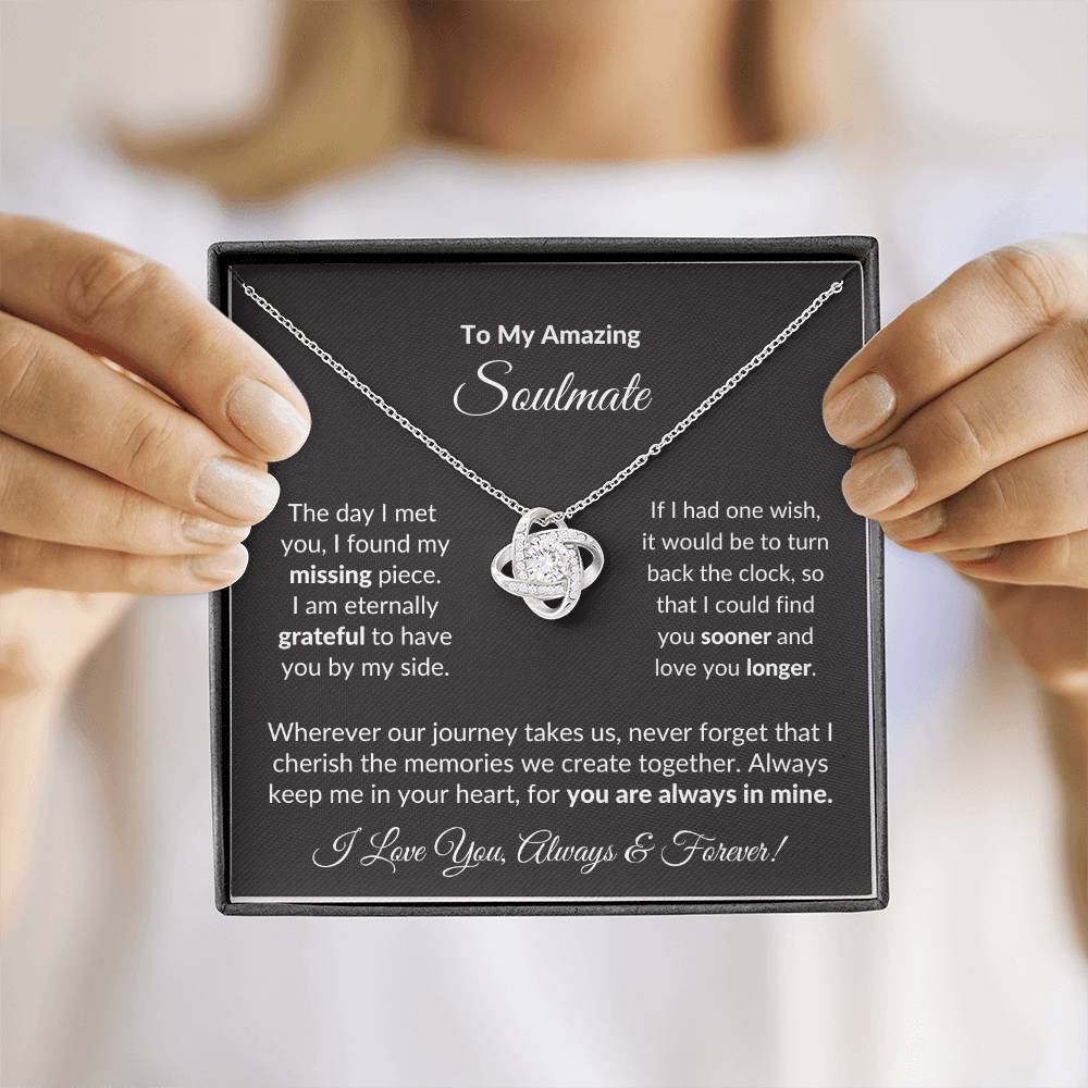 Love You, Always & Forever (Love Knot Necklace)