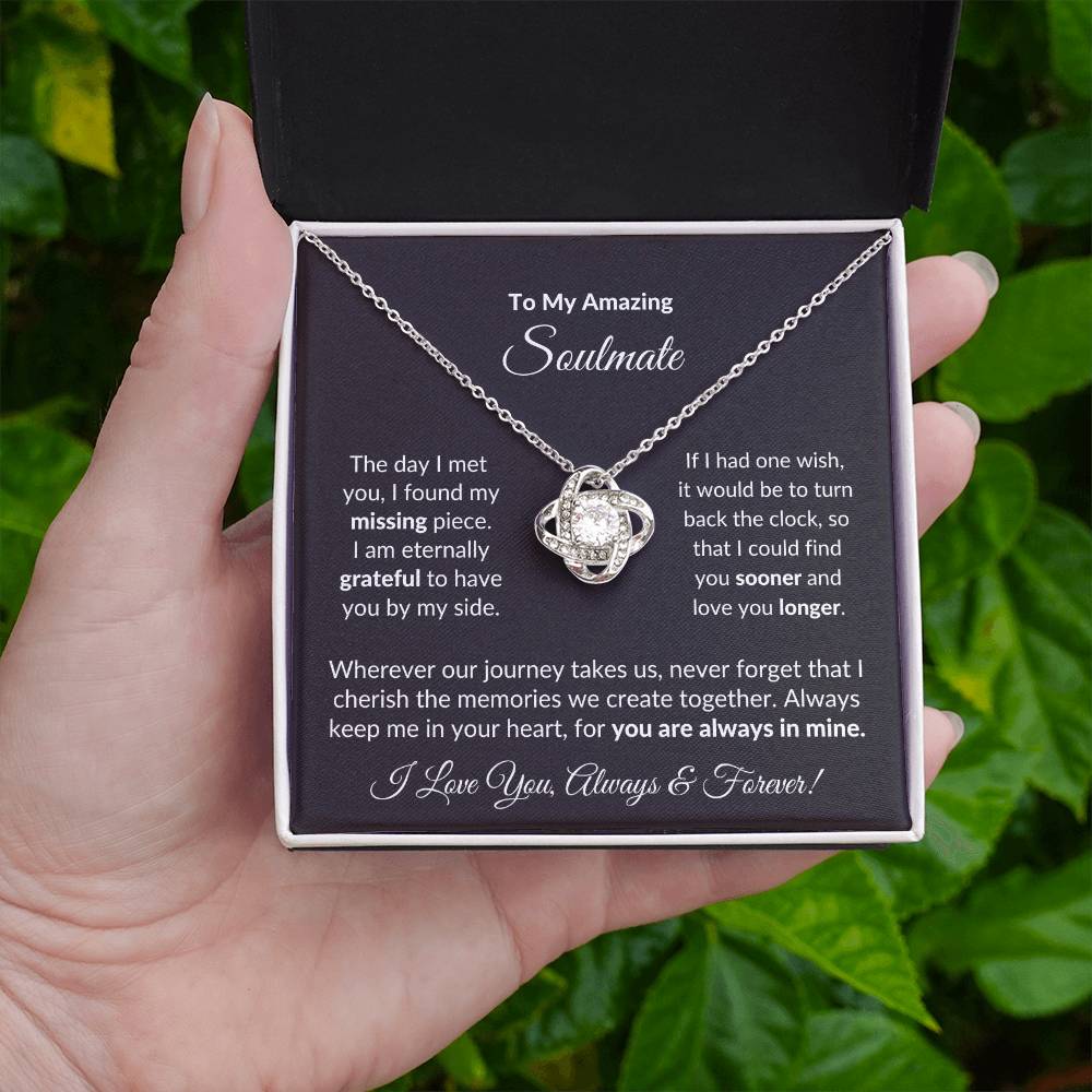 Love You, Always & Forever (Love Knot Necklace)