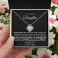 To My Beautiful Daughter | Never Forget (Love Knot Necklace)