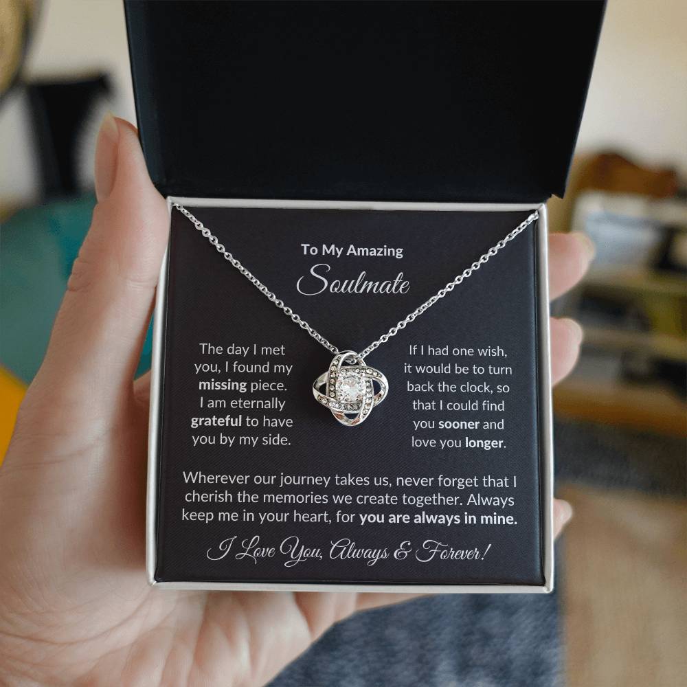 Love You, Always & Forever (Love Knot Necklace)