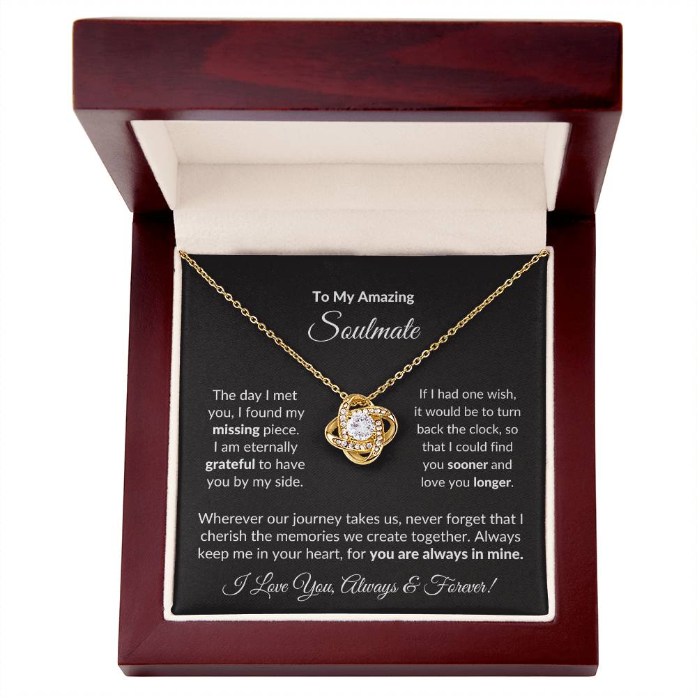Love You, Always & Forever (Love Knot Necklace)