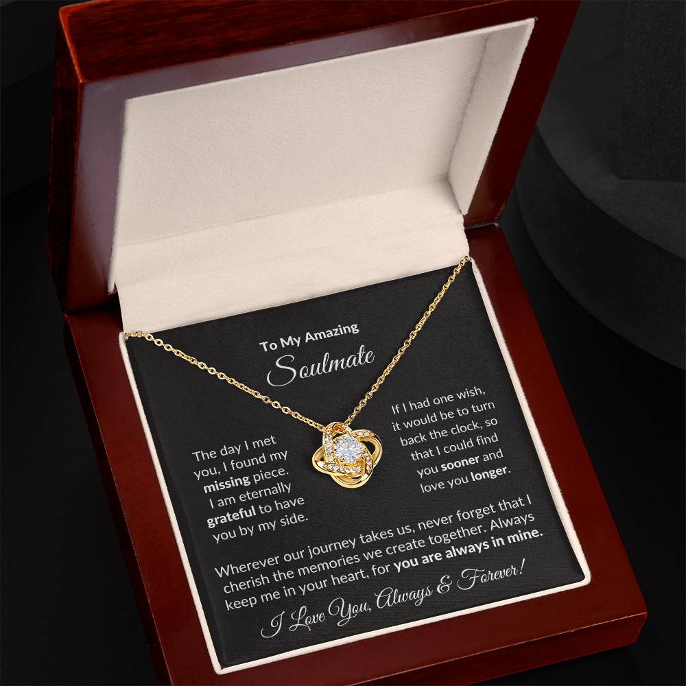 Love You, Always & Forever (Love Knot Necklace)