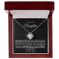 To My Beautiful Daughter | Never Forget (Love Knot Necklace)