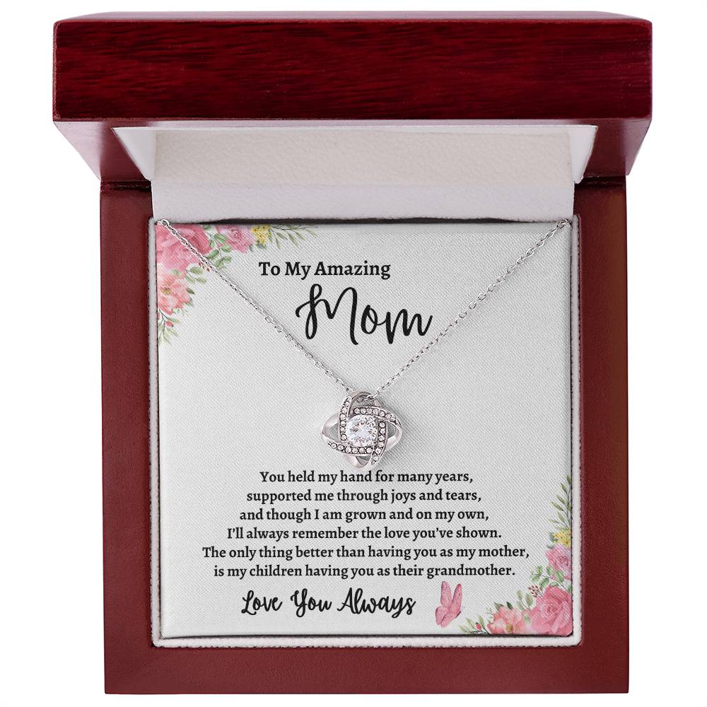 To My Amazing Mother | Love You Always (Love Knot Necklace)