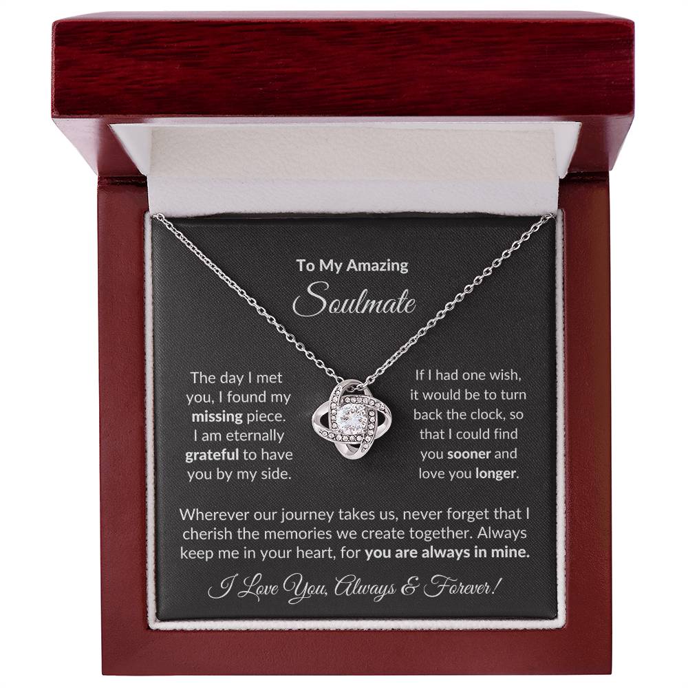 Love You, Always & Forever (Love Knot Necklace)