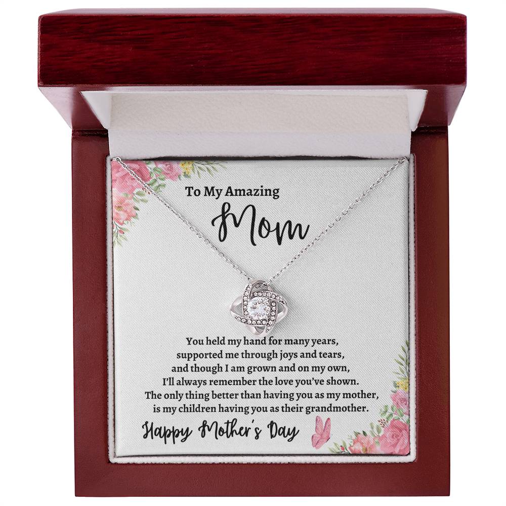 To My Amazing Mother | Happy Mother's Day (Love Knot Necklace)