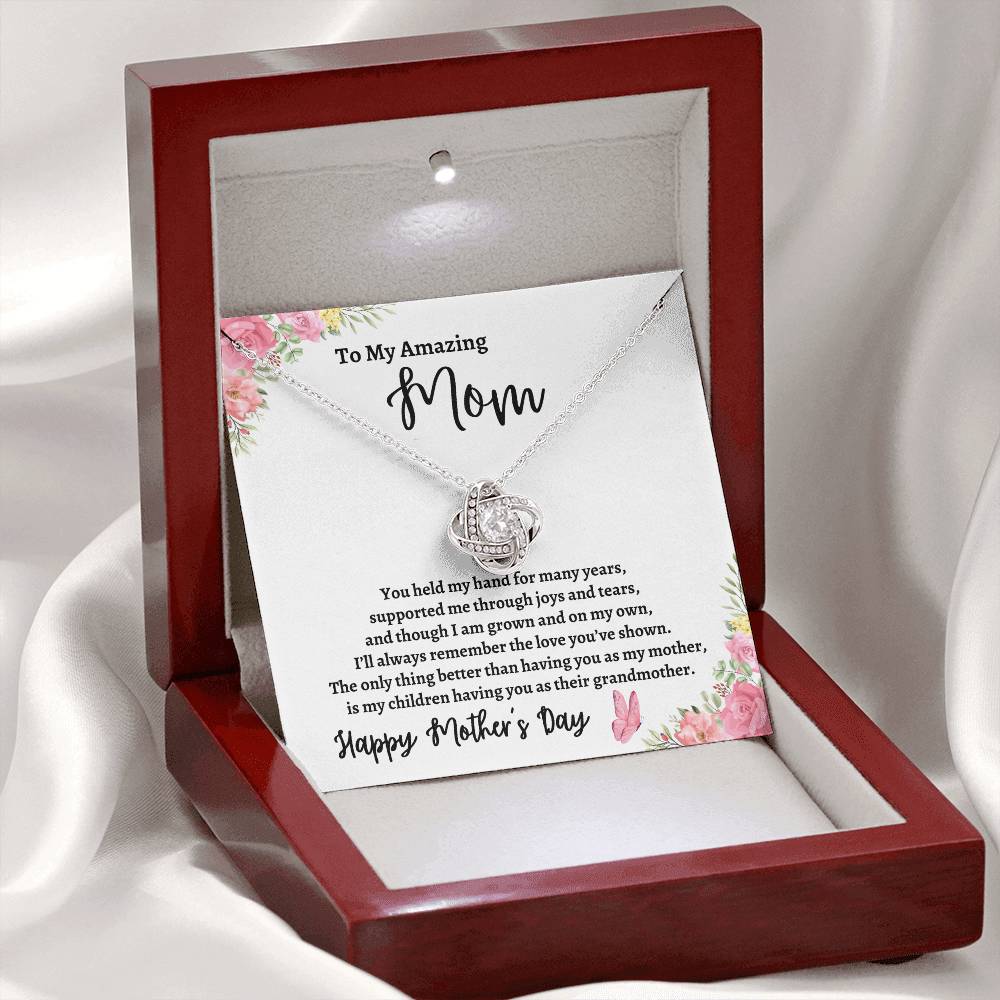 To My Amazing Mother | Happy Mother's Day (Love Knot Necklace)