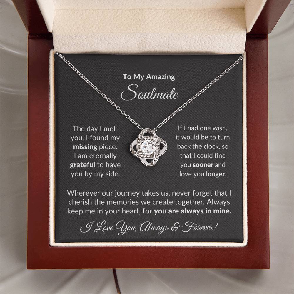 Love You, Always & Forever (Love Knot Necklace)