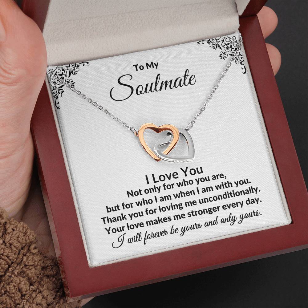 To My Soulmate | I Love You (Interlocking Hearts)