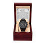 Nephew | Special Birthday (Black Chronograph Watch)