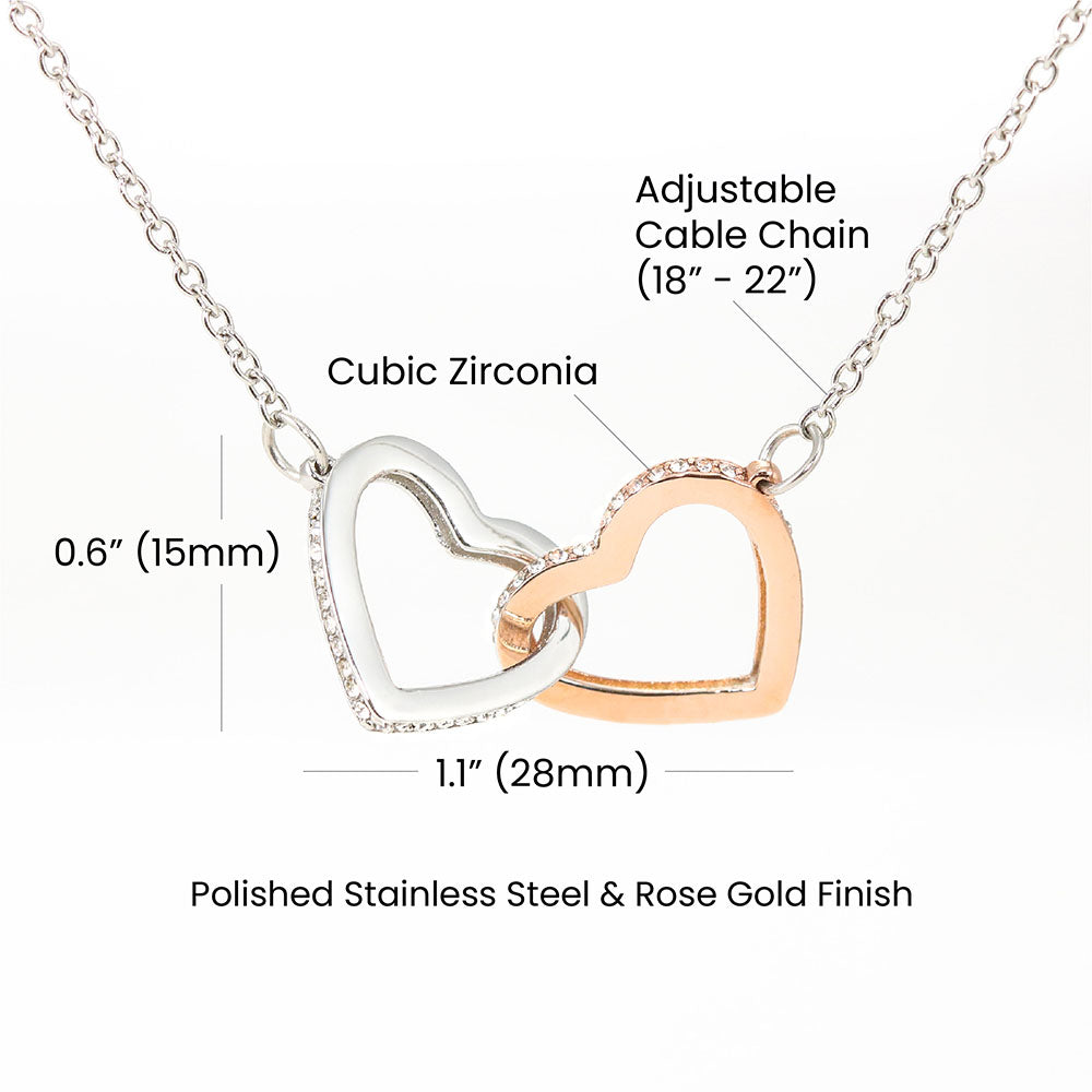 Interlocking Hearts Necklace (Necklace Only)