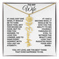 To My Wife | One Wish (Flower Name Necklace)
