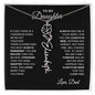 To My Daughter, Always Remember | Flower Name Necklace