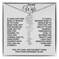 To My Wife | One Wish (Flower Name Necklace)