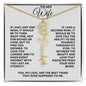 To My Wife | One Wish (Flower Name Necklace)