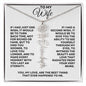 To My Wife | One Wish (Flower Name Necklace)