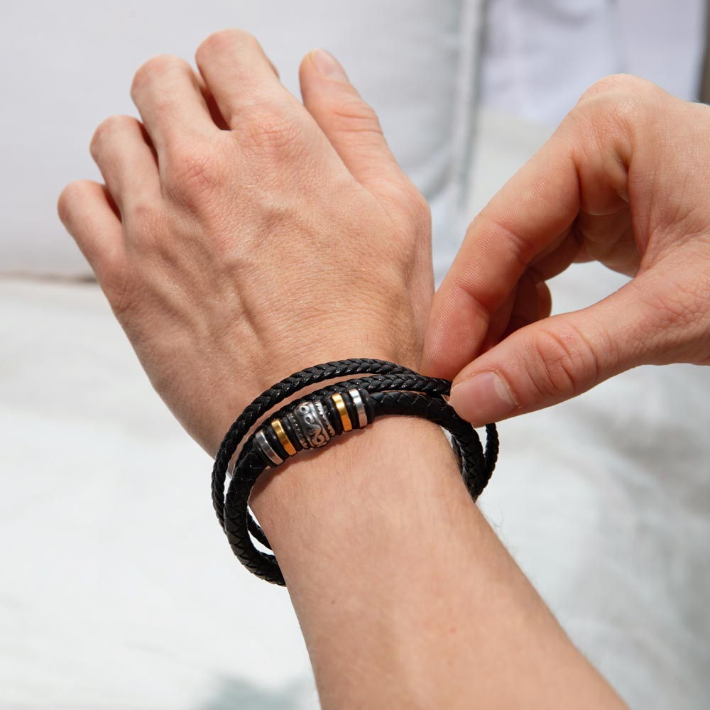 To My Grandson | As You Grow Older (Love You Forever Bracelet)