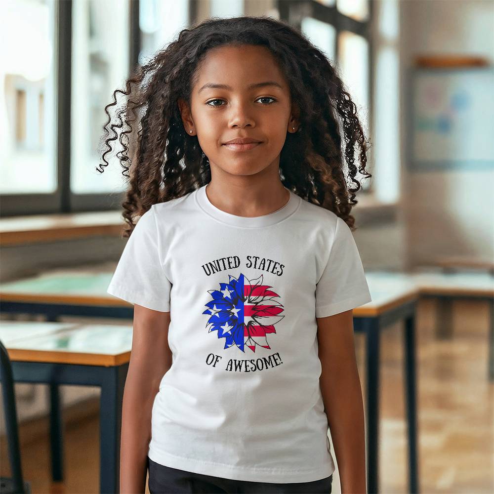 United States of Awesome! Kids T-shirt