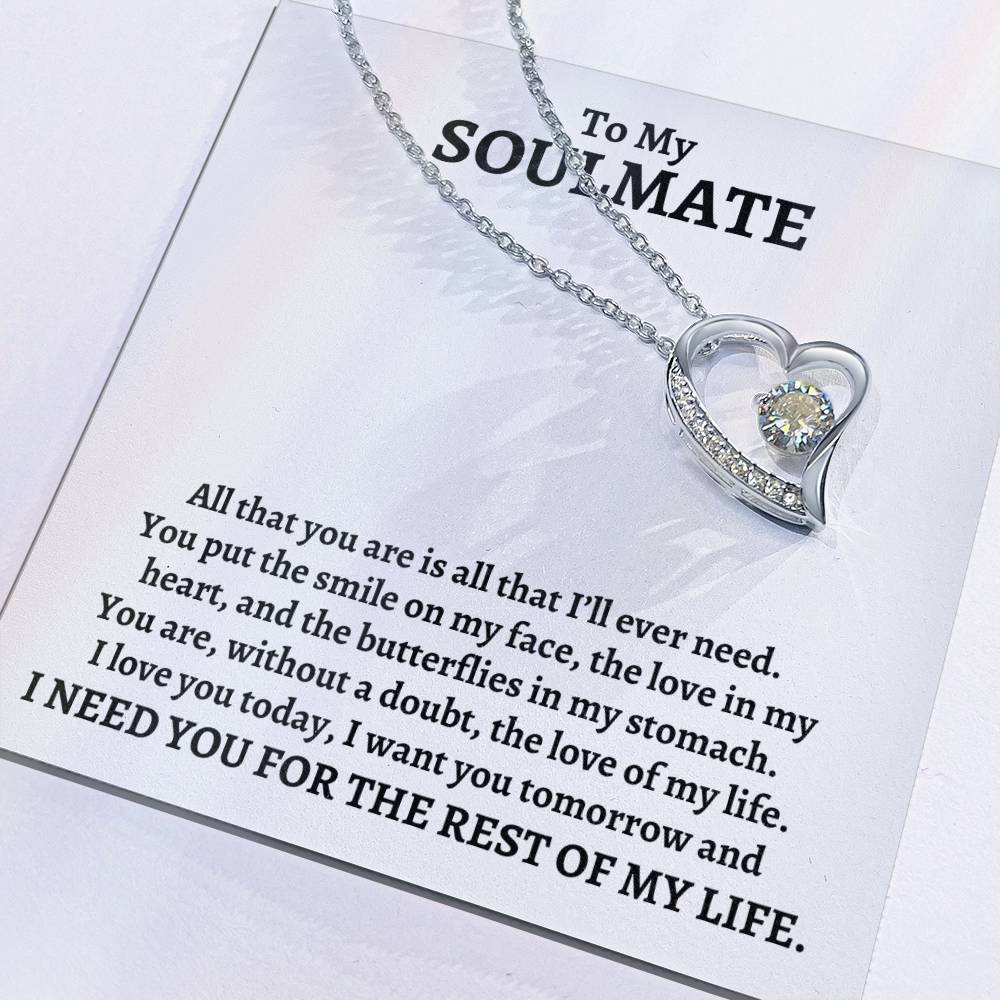 To My Soulmate, All That You Are | Forever Love Necklace