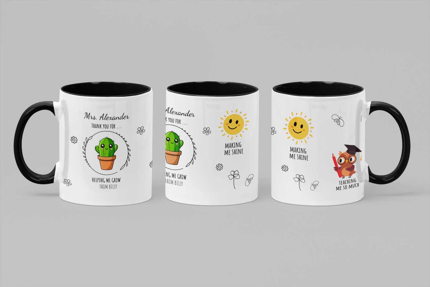 Personalized Teacher Thank You Gift | Mug