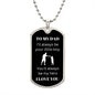 To My Dad | My Hero (Dog Tag)
