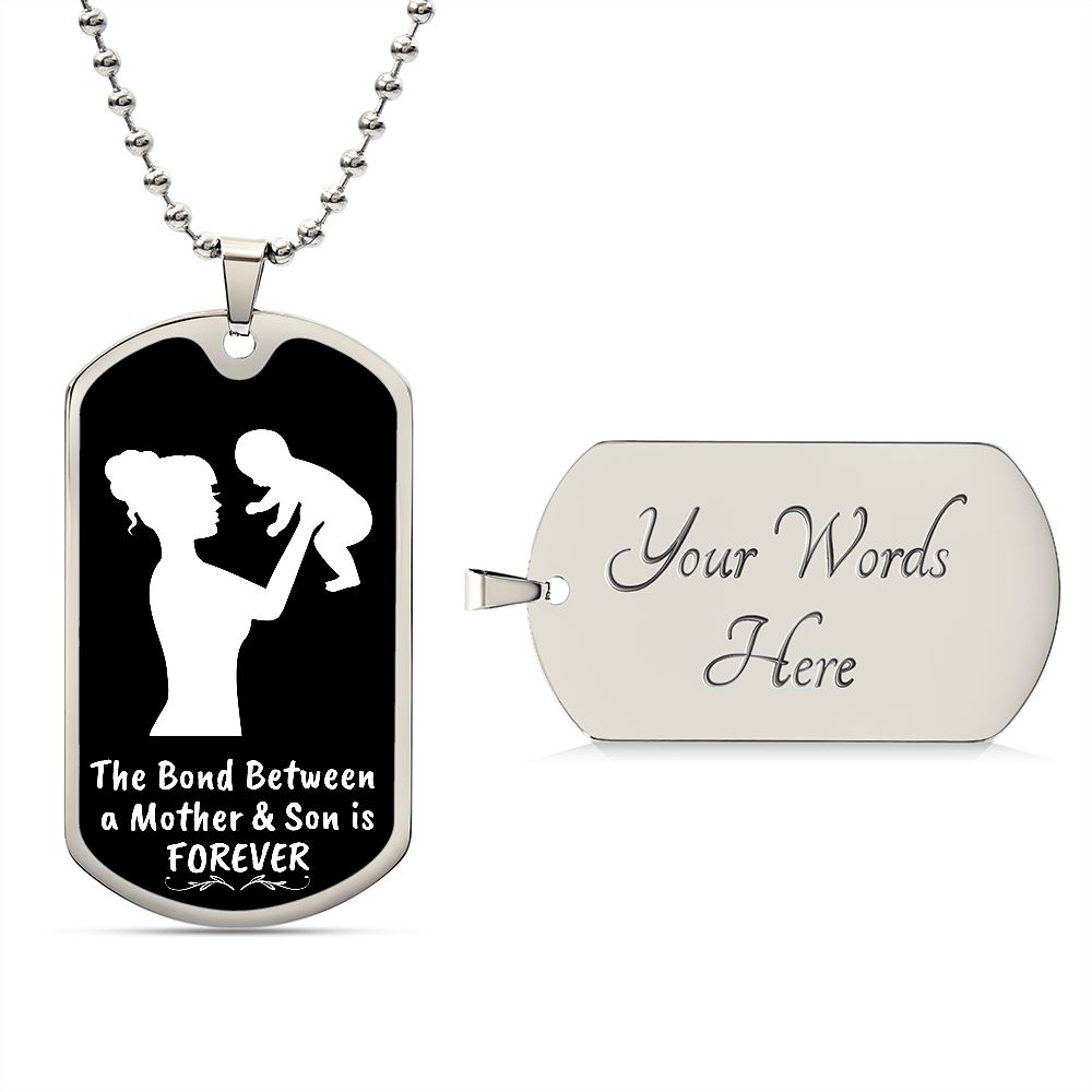 Mother & Son Bond (Dog Tag)