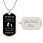 To My Dad | My Hero (Dog Tag)
