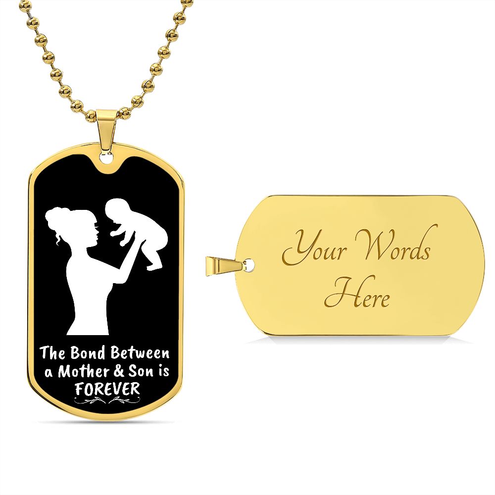 Mother & Son Bond (Dog Tag)